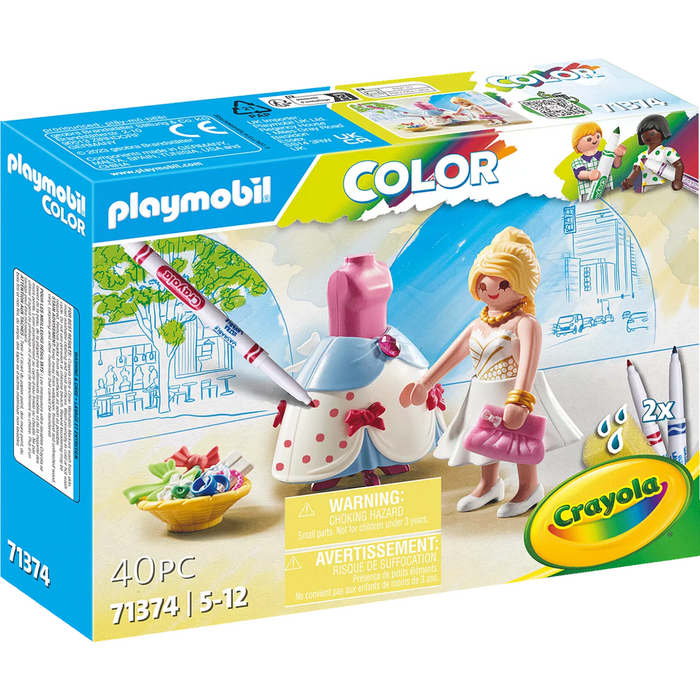 Playmobil - 71374 | Fashion Show Designer with Clothes
