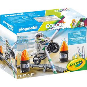 Playmobil - 71377 | Crayola Color: Motorbike