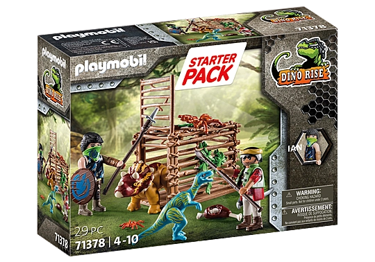 Playmobil - 71378 | Starter Pack: Triceratops Release Team