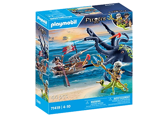 Playmobil - 71419 | Pirates: Battle with the Giant Octopus