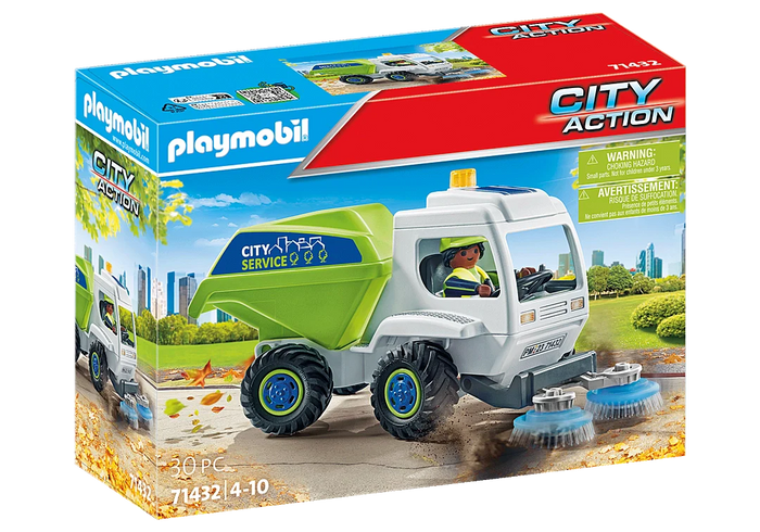 Playmobil - 71432 | City Cleaning: Street Sweeper