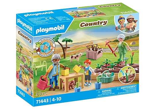 Playmobil - 71443 | Country: Vegetable Garden with Grandparents