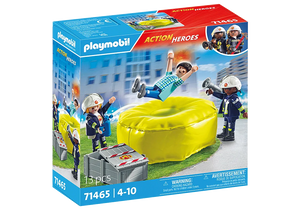Playmobil - 71465 | Action Heroes: Firefighter with Air Pillow