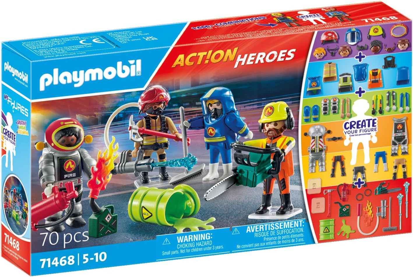 Playmobil - 71468 | My Figures: Fire Rescue – Castle Toys