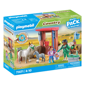 Playmobil - 71471 | Country: Farmyard Vet Starter Pack
