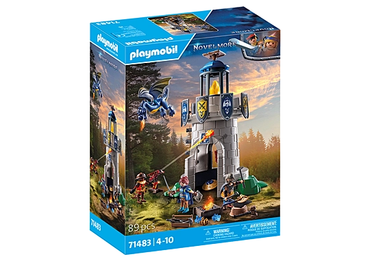 Playmobil - 71483 | Knights of Novelmore: Knight's Tower with Blacksmith and Dragon