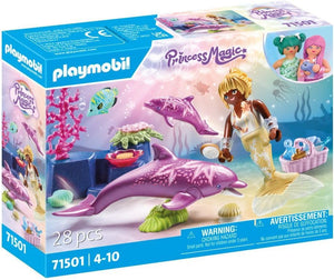 Playmobil - 71501 | Princess Magic: Mermaid with Dolphins