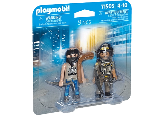 Playmobil - 71505 | Duo Pack Tactical Police with Thief