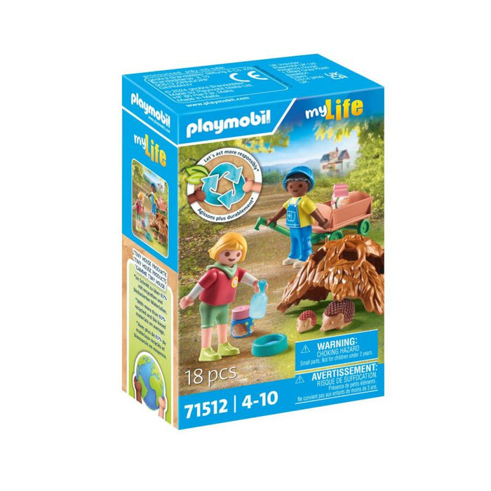 Playmobil - 71512 | My Life: Care of the Hedgehog Family