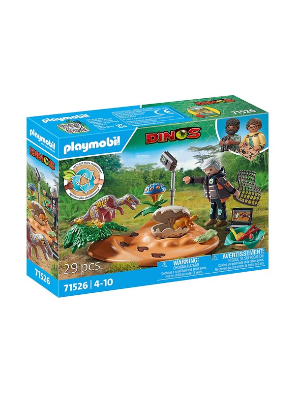 Playmobil - 71526 | Dinos: Stegosaurus Nest with Egg Thief