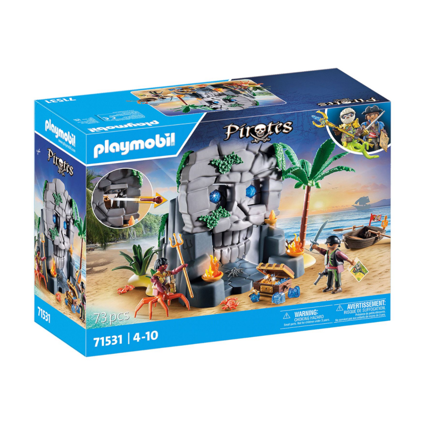 Playmobil 71531 Pirates Skull Island Castle Toys