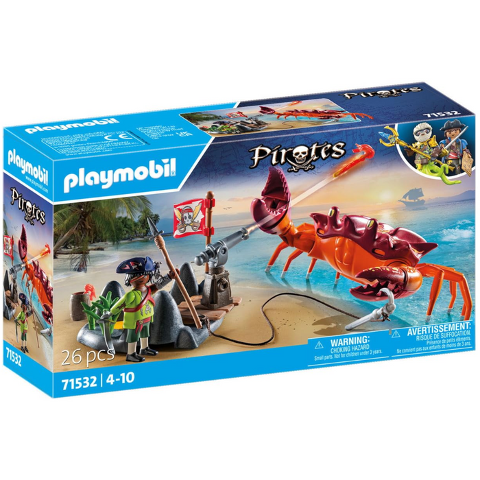Playmobil - 71532 | Pirates: Battle with the Giant Crab