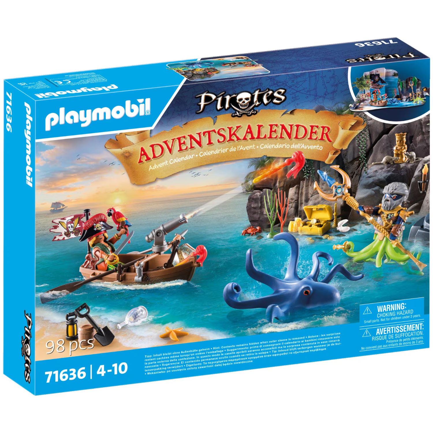 Playmobil - 71636 | Advent Calendar: Pirates – Castle Toys