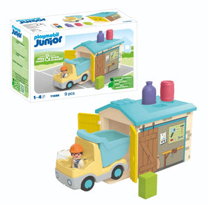 Playmobil - 71686 | Junior: Construction Truck with Garage