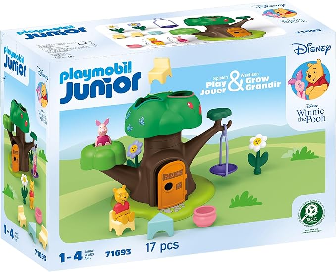 Playmobil - 71693 | Junior& Disney: Winnie and Piglet's Tree House