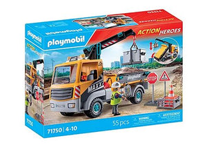 Playmobil - 71750 | Construction Truck with Crane