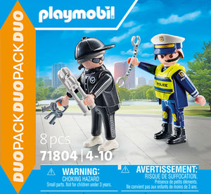 Playmobil - 71804 | 71804 - Policeman and Burglar