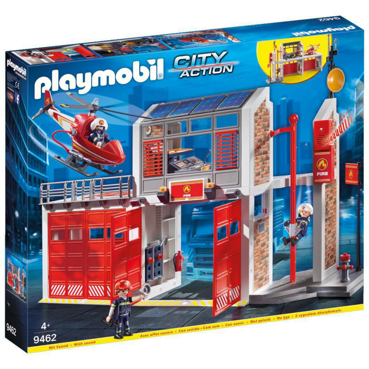 Playmobil city action fire rescue hot sale mission set