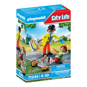 Playmobil - 71245 | City Life: Paramedic with Patient