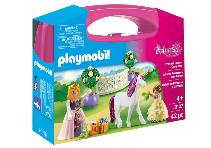 Playmobil - 70107 | Princess: Princess Unicorn Carry Case