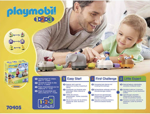 Playmobil - 70405 | 1.2.3: Animal Train
