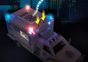 Playmobil - 70936 | City Action: Ambulance with Lights & Sounds