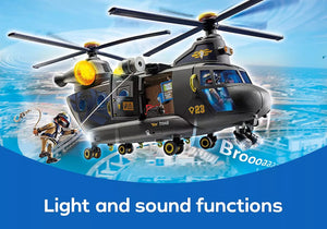 Playmobil - 71149 | City Action: Tactical Police Large Helicopter
