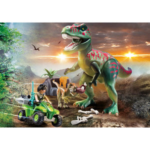 Playmobil - 71183 | Dinos: T-Rex Attack with Quad