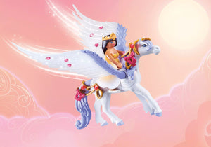 Playmobil - 71361 | Princess: Pegasus with Rainbow in the Clouds