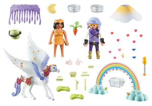 Playmobil - 71361 | Princess: Pegasus with Rainbow in the Clouds
