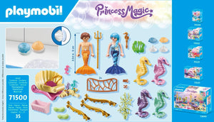 Playmobil - 71500 | Princess Magic: Mermaid Seahorse Carriage
