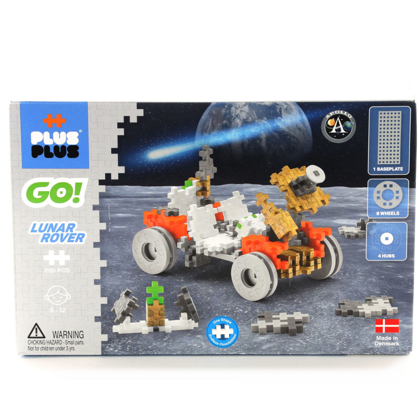 Plus Plus 5067 Plus Plus Go Lunar Rover 200pcs Castle Toys