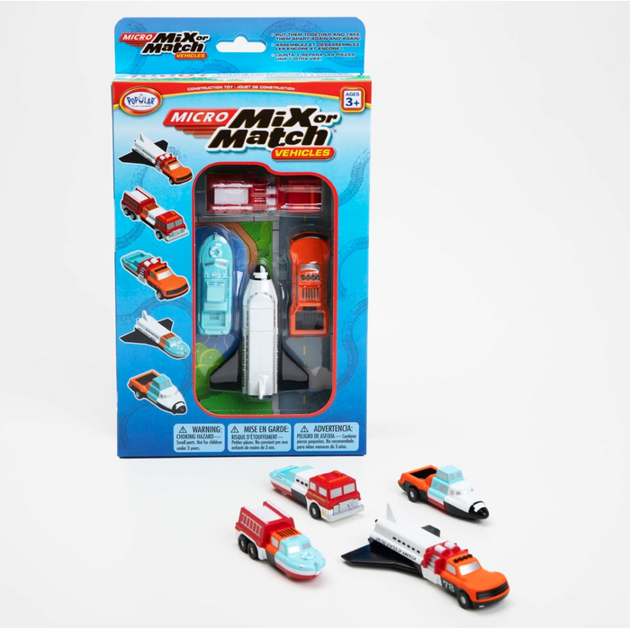 Popular Playthings - PP-60361 | MICRO Mix or Match Vehicle 1 (Bilingual)
