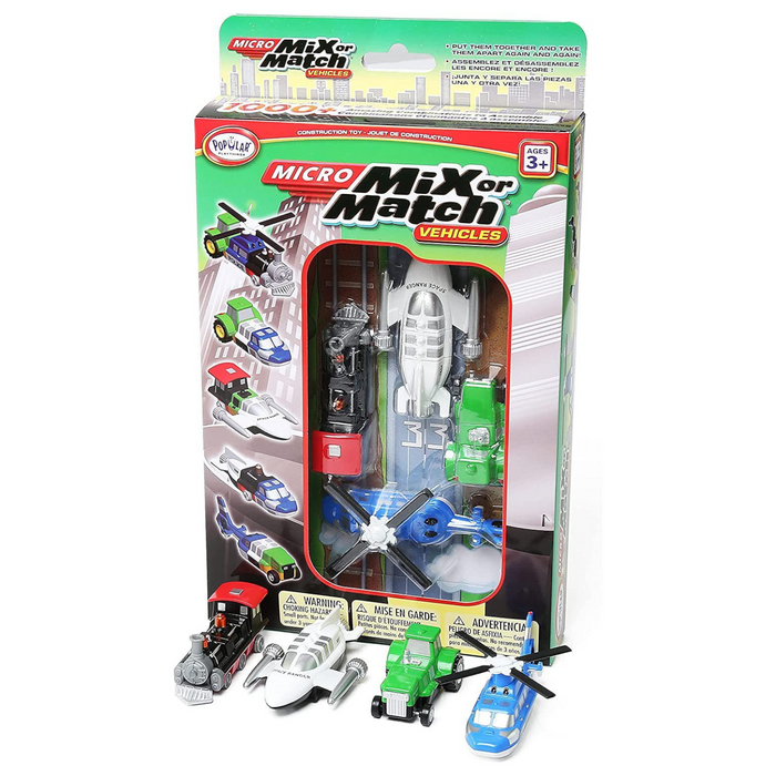 Popular Playthings - PP-60364 | MICRO Mix or Match Vehicle 4 (Bilingual)