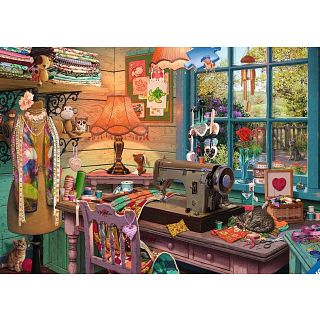 Ravensburger - 00334 | The Sewing Shed 1000 Pc PZ