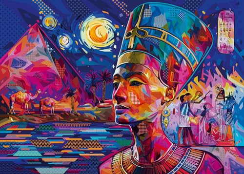 Ravensburger - 00411 | Nefertiti on the Nile 1000 Pc PZ