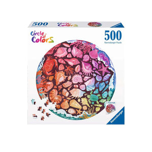 Ravensburger - 008231 | Circle of Colors - Seashells 500 PC Puzzle