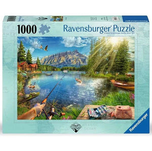 Ravensburger - 008774 | Life at the Lake 1000PC Puzzle