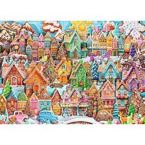 Ravensburger - 12001267 | Christmas Cookie Village 1K PC Puzzle