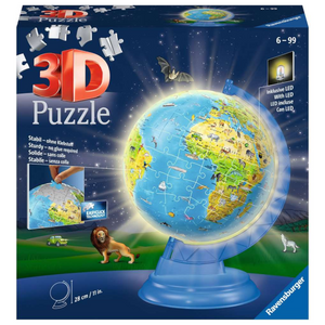 Ravensburger - 11288 | Children's Globe Light - 3D Puzzle