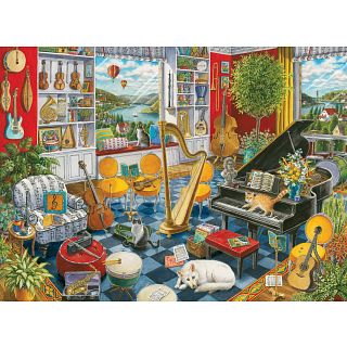 Ravensburger - 12000022 | The Music Room 500 PC Puzzle