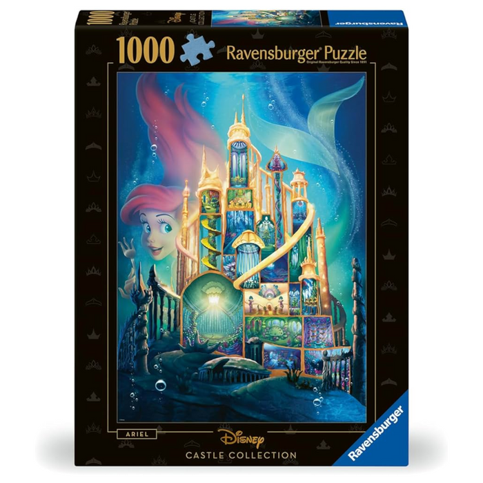 Ravensburger - 12000265 | Disney Castle Collection: Ariel 1000PC Puzzle