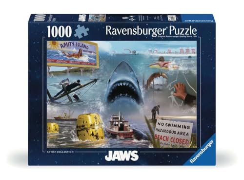 Ravensburger - 12000277 | Jaws Movie Poster1000PC Puzzle