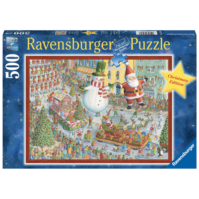 Ravensburger - 12000382 | Here Comes Christmas! 500PC Puzzle