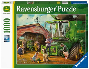 Ravensburger - 12000383 | John Deere Then & Now 1000 PC Puzzle