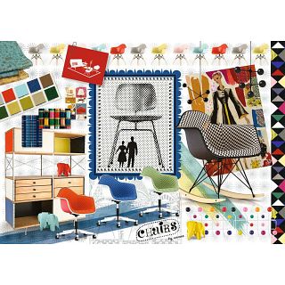 Ravensburger - 12000400 | Eames Design Spectrum 1000 Piece Puzzle