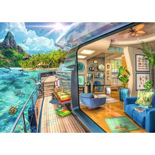 Ravensburger - 12000413 | Tropical Island Charter 1000 Piece Puzzle