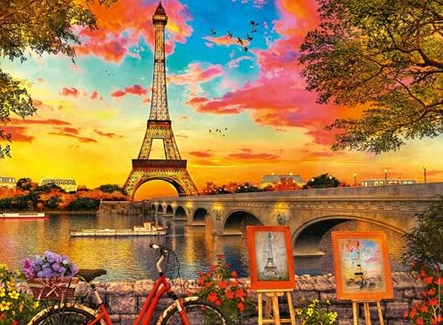 Ravensburger - 12000426 | Evening in Paris 500 Piece Puzzle