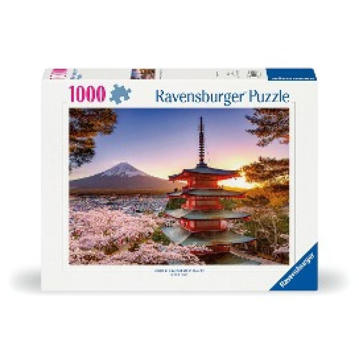 Ravensburger - 120005827 | Fuji Cherry Blossom - Japan  - 1000 PC Puzzle
