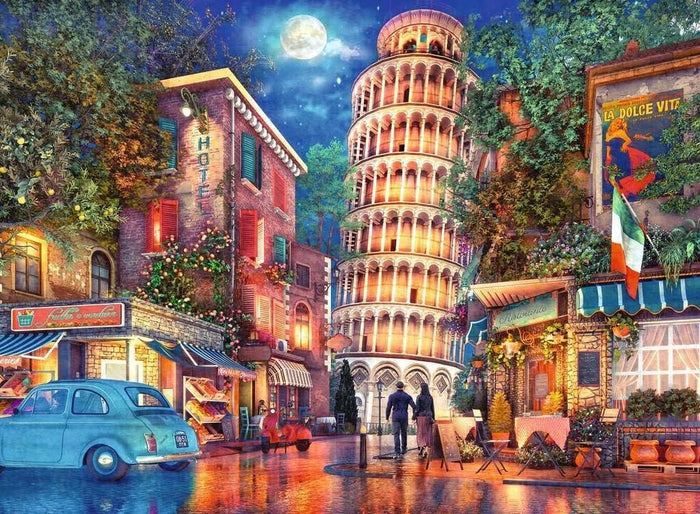 Ravensburger - 12000709 | Streets of Pisa 500 Piece Puzzle